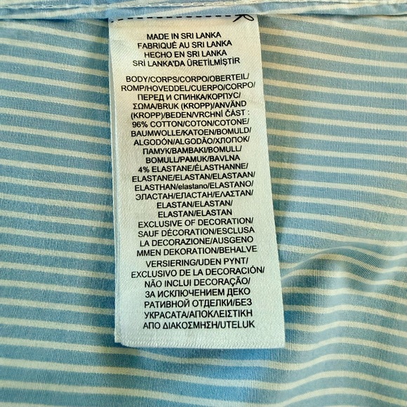 Ralph Lauren Light Blue and white Striped Shirt - Picture 7 of 9